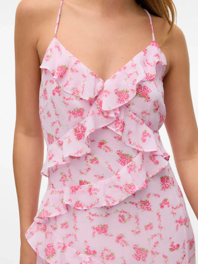 Lange jurk met verfijnde details en elegante uitstraling