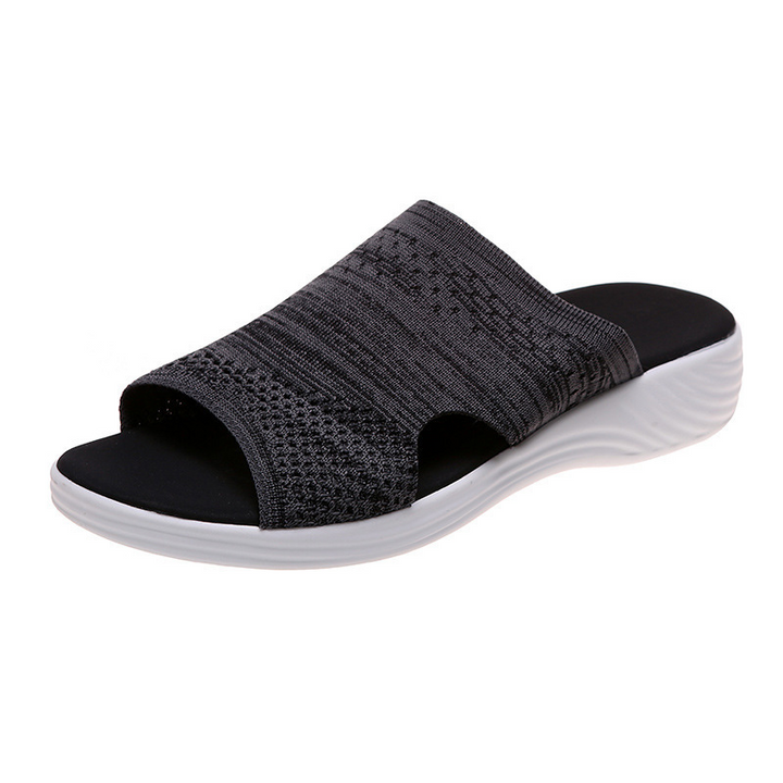 Vienna Comfort Open Teen Mesh Flip-Flop Sandalen met Stevige Zool
