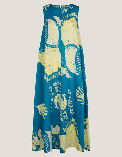 Stijlvolle casual maxi tuniekjurk voor een ontspannen en moderne look