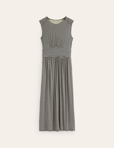 Mouwloze midi jurk met een casual uitstraling voor dagelijks gebruik
