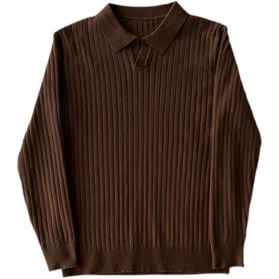 Lange mouwen herenpolo met moderne nonchalant uitstraling