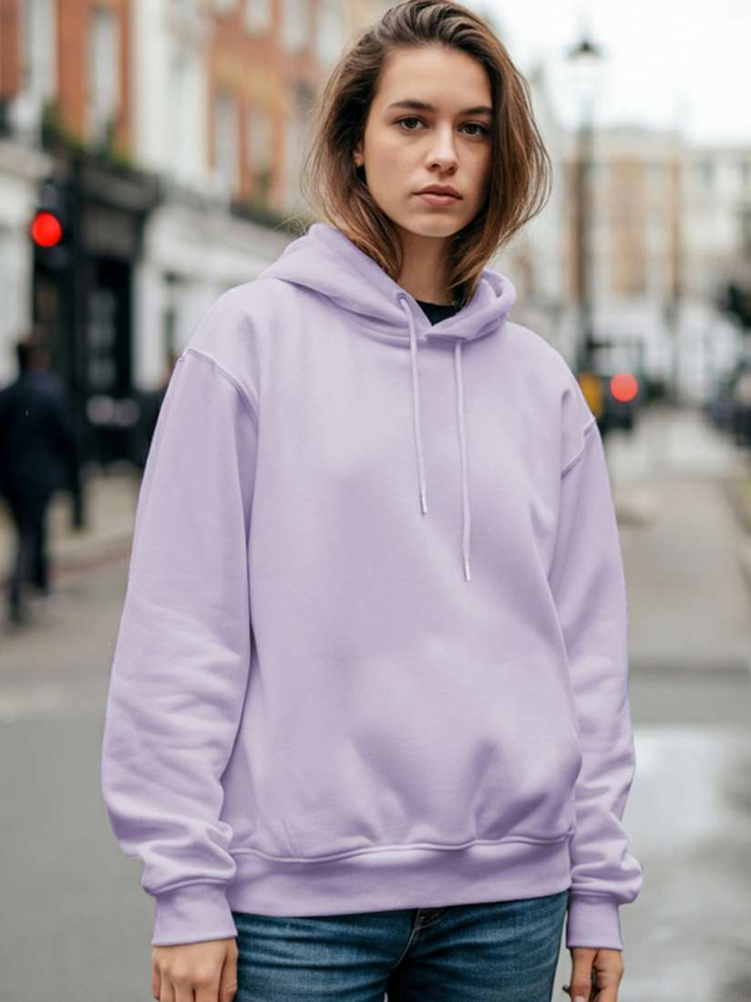 Casual hoodie met capuchon en praktische ritssluiting