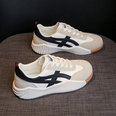 Modieuze nonchalant damessneakers voor dagelijks gebruik