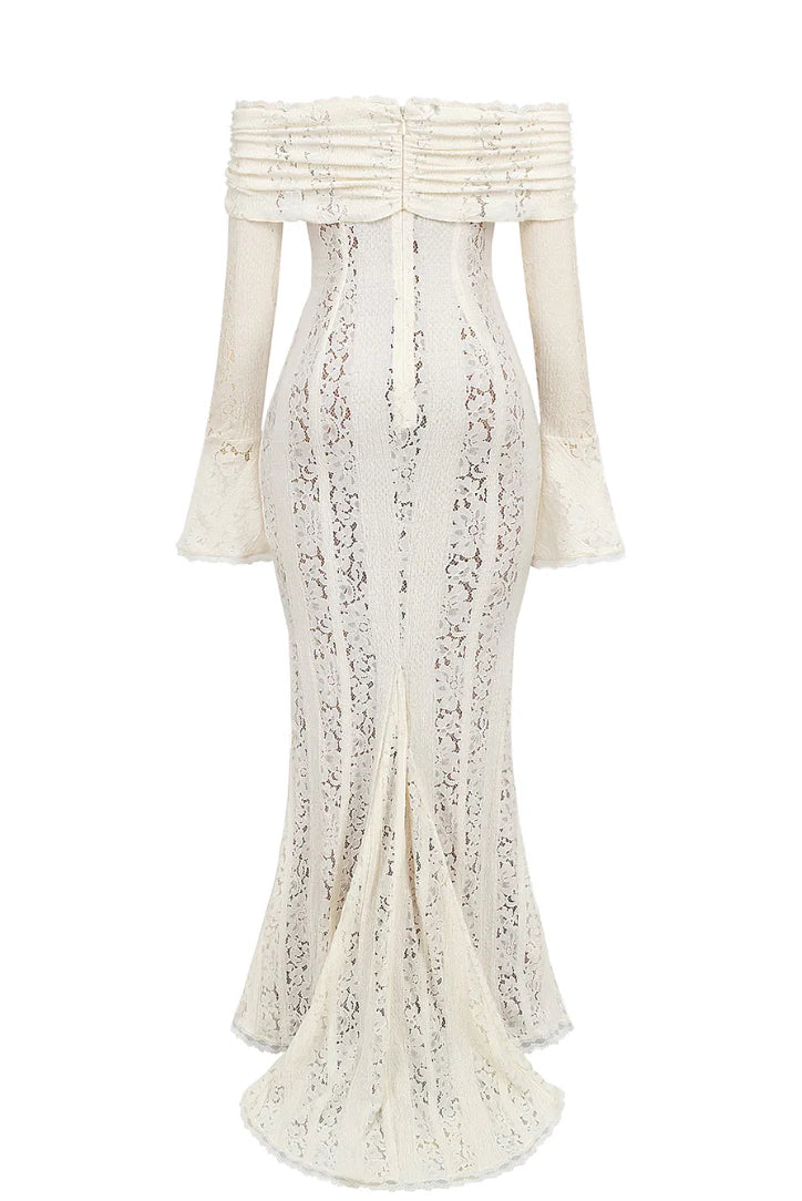 Maxi jurk met romantische uitstraling en elegante stijl
