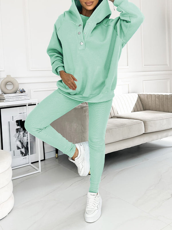 Brenda Ontspannen Pasvorm Hoodie Sweatpak voor Ultiem Comfort