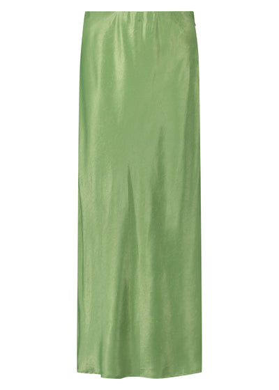 Lange geplooide rok met glanzend effect voor een stijlvolle look