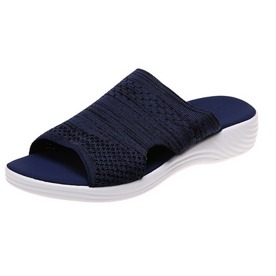 Vienna Comfort Open Teen Mesh Flip-Flop Sandalen met Stevige Zool