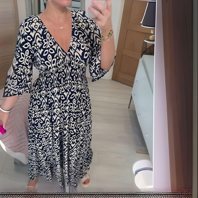 Bohemian zomerjurk met casual en stijlvolle uitstraling