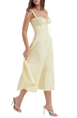 Estela Bloemenjurk met Gevormde Taille