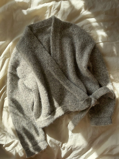 Cardigan élégant avec liens, pull décontracté à manches longues