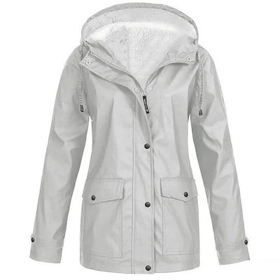 Hoodie voor Buitensporten, Winterjas met Kap voor Bergbeklimmen