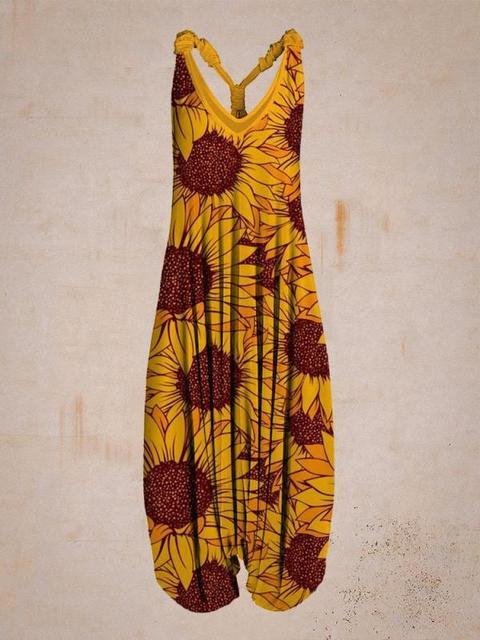 Luchtige dames jumpsuit in boho stijl voor een zomerse en ontspannen uitstraling