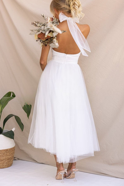 Halter maxi-jurk met geplooide details voor een stijlvolle uitstraling