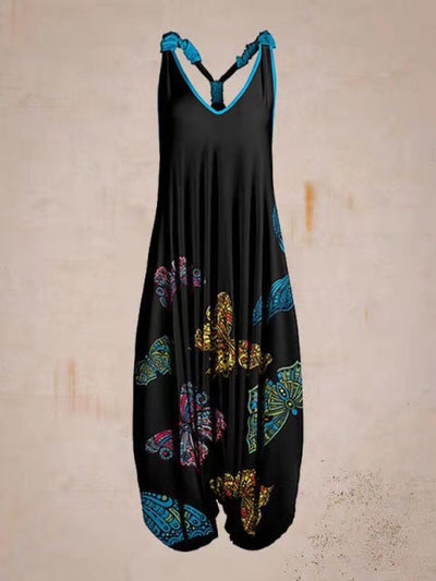 Luchtige dames jumpsuit in boho stijl voor een zomerse en ontspannen uitstraling