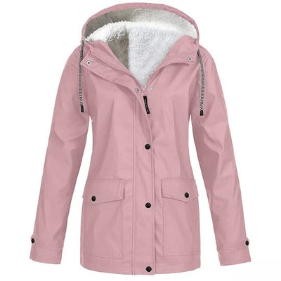 Hoodie voor Buitensporten, Winterjas met Kap voor Bergbeklimmen