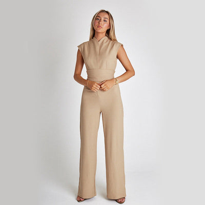 Mono largo sin mangas con diseño elegante para mujer