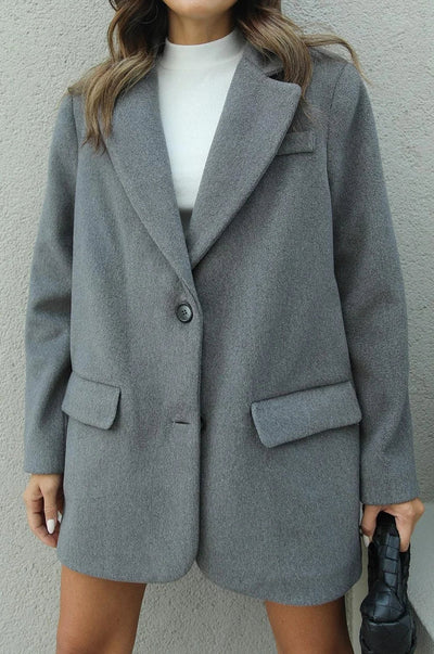 Korte Cardigan met Knopen en Zakken voor Vrouwen