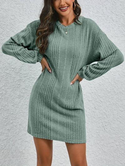 Stijlvolle jurk in trui-design voor dames
