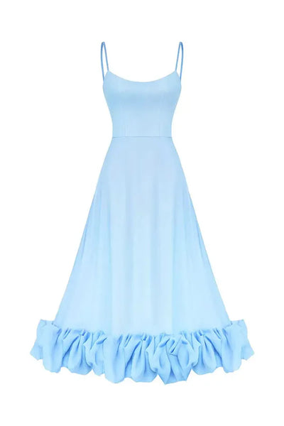 Midnight Girl Flounce Bustier Feest Midi Jurk