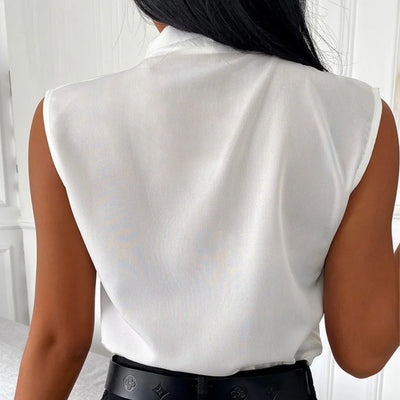 Santorini Mouwloze Blouse