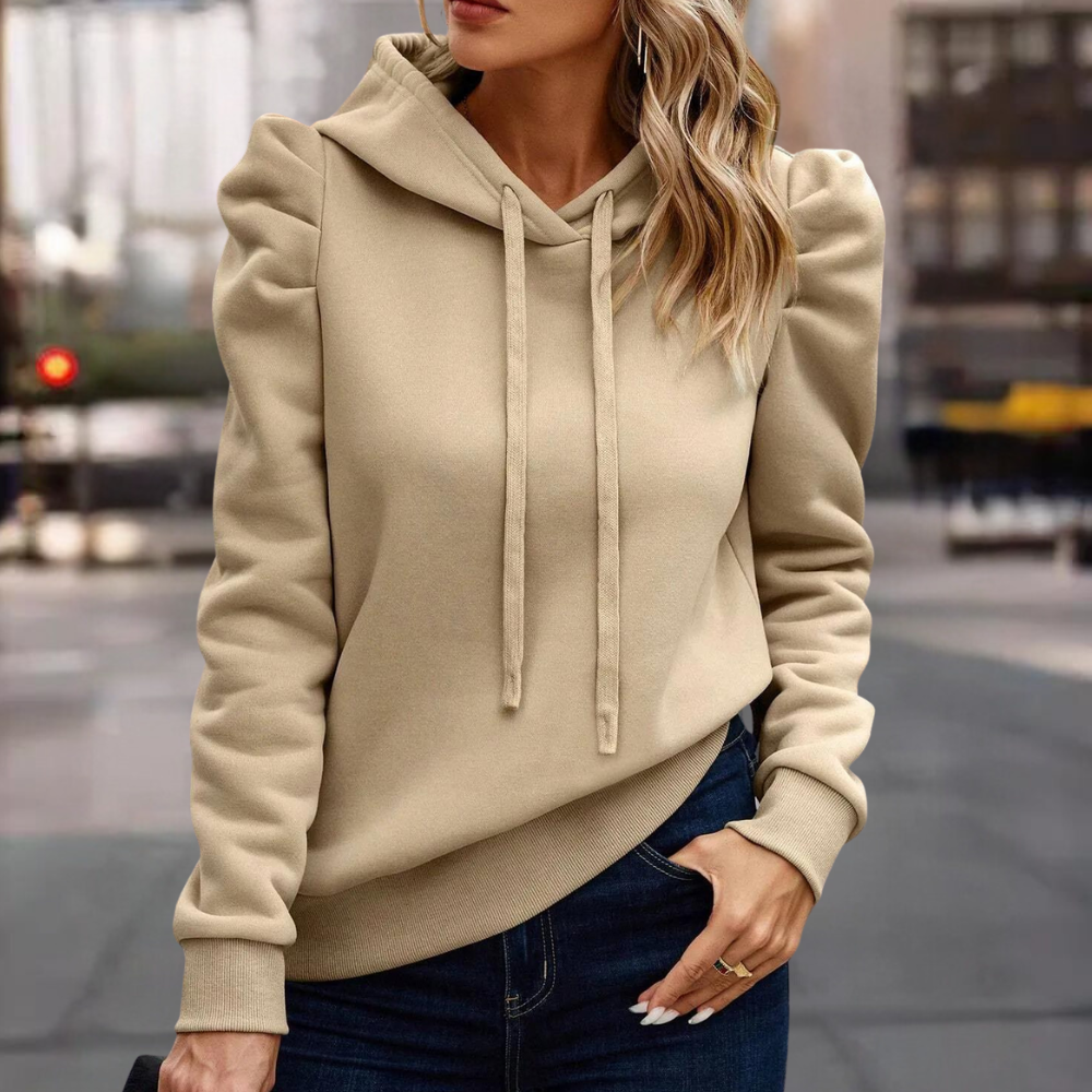 Nonchalant elegante dames hoodie