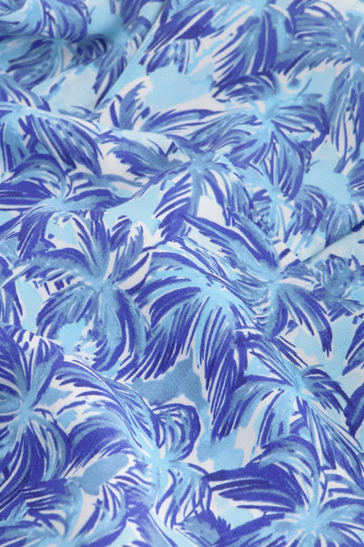 Nonchalant midi overslagjurk met ceintuur en korte wijde mouwen met print