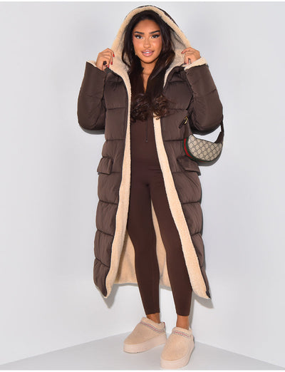 Omkeerbare Winterjas voor Dames met Tijdloos Ontwerp