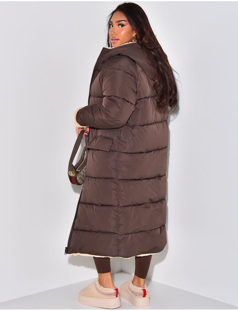 Omkeerbare Winterjas voor Dames met Tijdloos Ontwerp