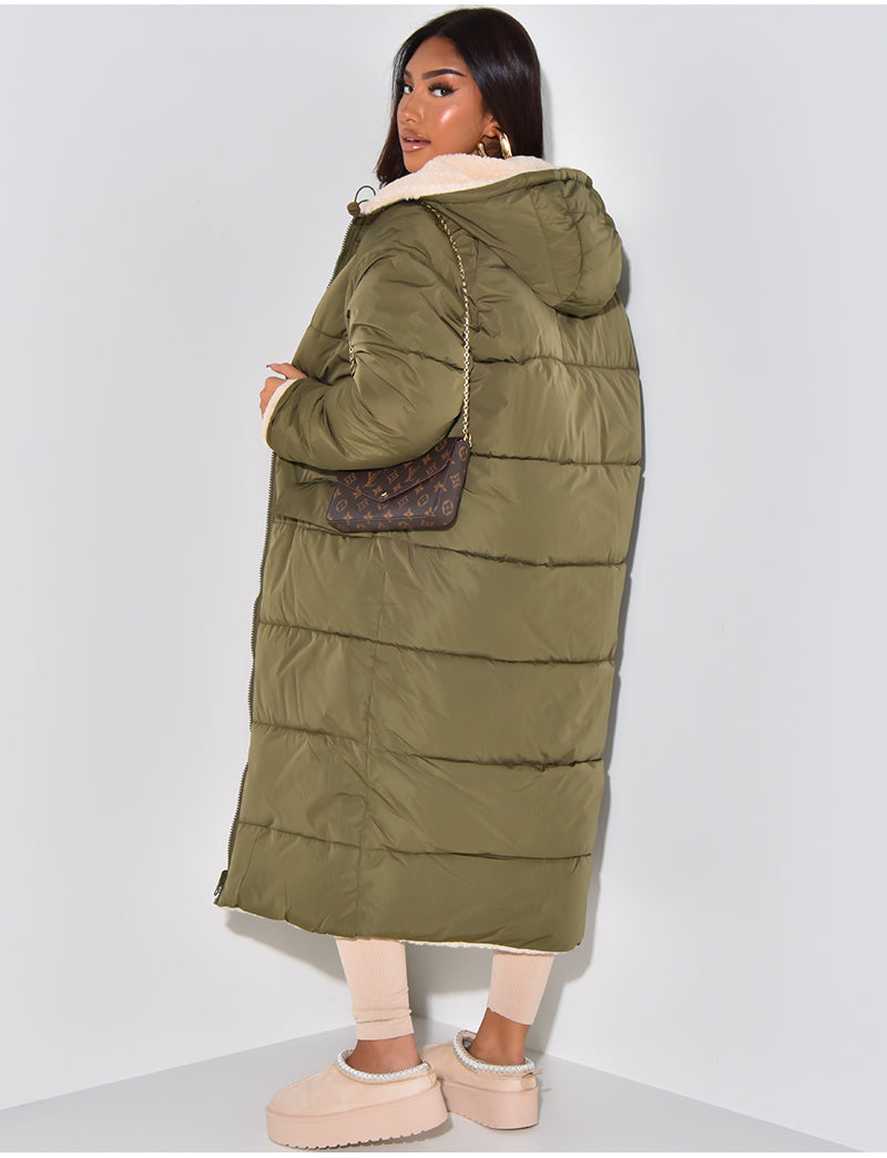 Omkeerbare Winterjas voor Dames met Tijdloos Ontwerp