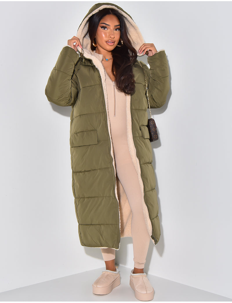 Omkeerbare Winterjas voor Dames met Tijdloos Ontwerp