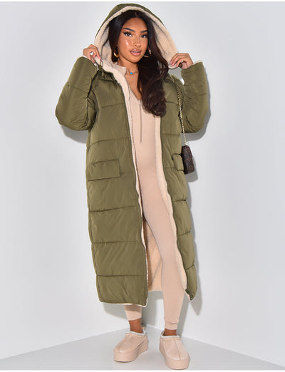 Omkeerbare Winterjas voor Dames met Tijdloos Ontwerp