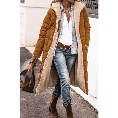Camila - Hazel Fleece & Casual Kapmantel