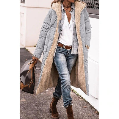 Camila - Hazel Fleece & Casual Kapmantel