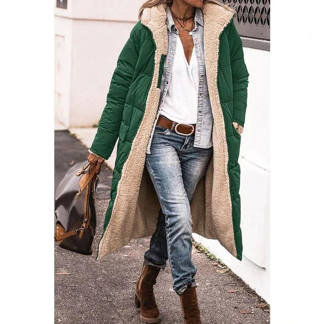 Camila - Hazel Fleece & Casual Kapmantel