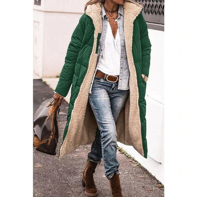 Camila - Hazel Fleece & Casual Kapmantel