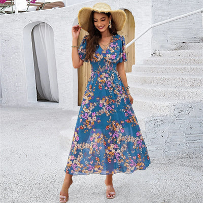 Elegante Zomerjurk met Bloemenprint