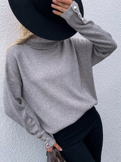 Oversized Coltrui met Omgeslagen Kraag - Perfect voor Herfst en Winter