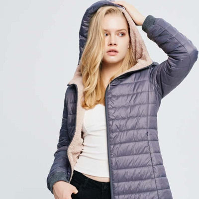 Warme winterjas voor dames met stijlvol ontwerp