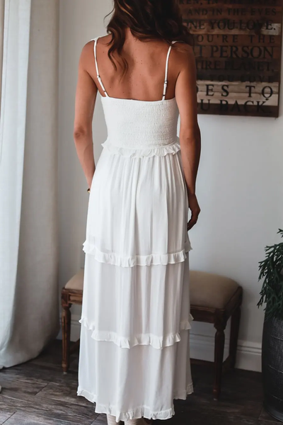 Gabriela - Zomerse Tuniek Maxi Jurk met V-Hals Voor Dames