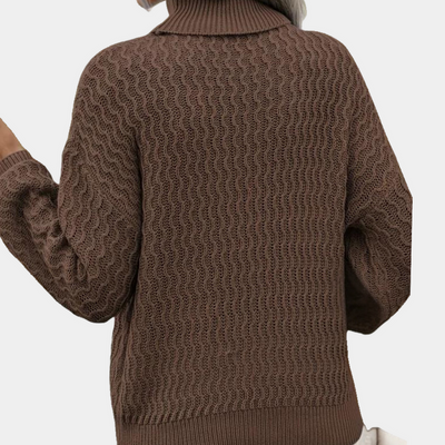 Stijlvolle dames coltrui met een comfortabele en tijdloze uitstraling