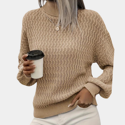 Stijlvolle dames coltrui met een comfortabele en tijdloze uitstraling