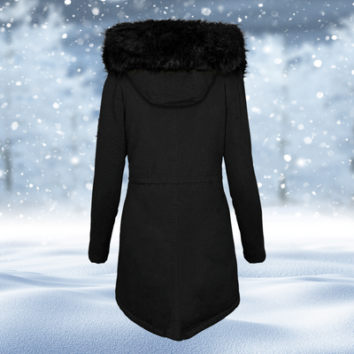 Warme dames winterjas met stijlvol ontwerp