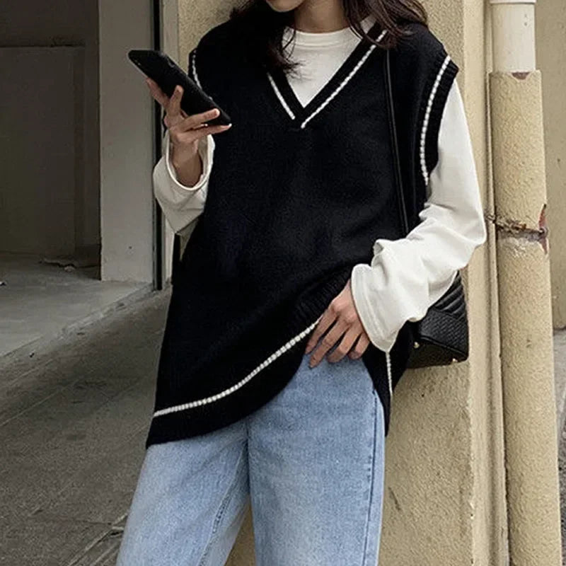 Stijlvolle Oversize Vest voor Dames - Ruime Pasvorm en Modebewust