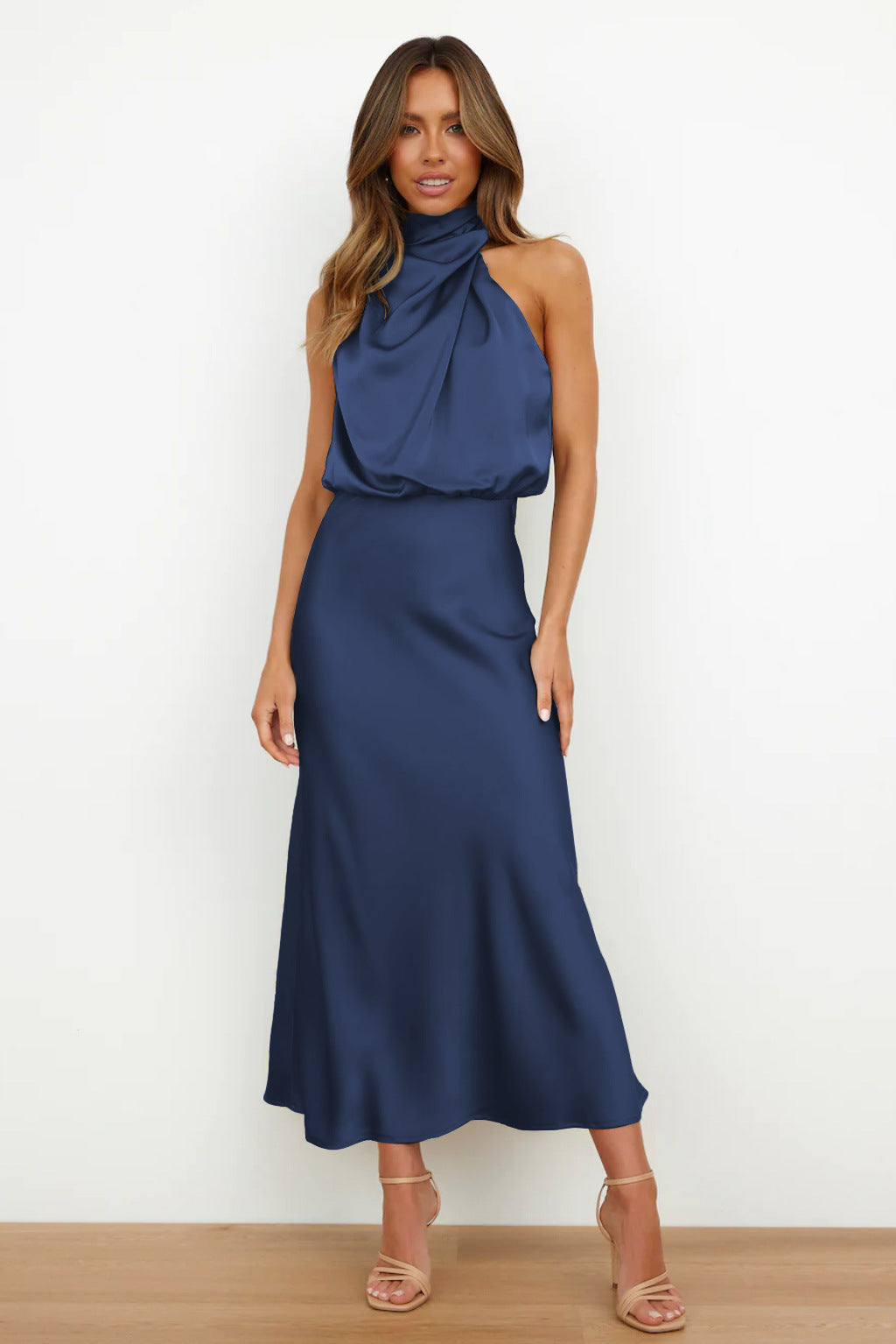 Lange maxi jurk met elegante uitstraling geschikt voor speciale gelegenheden