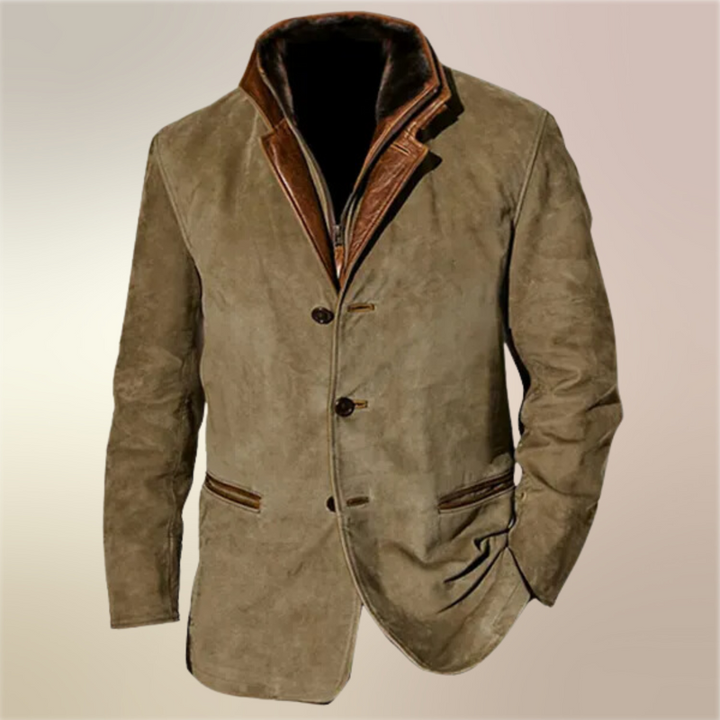 Herenjack met vintage uitstraling en modern ontwerp