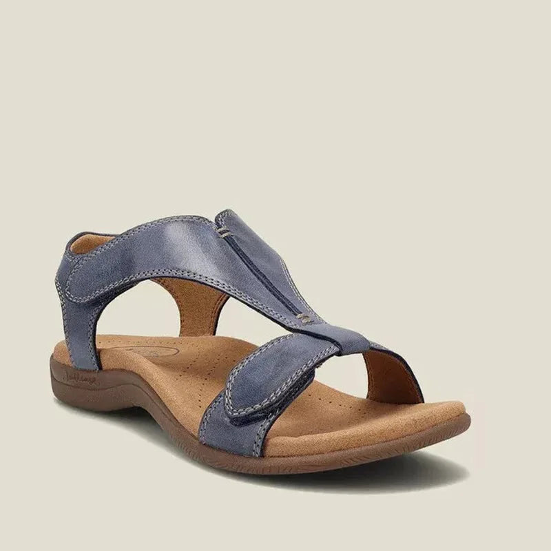 Sandy - ergonomische sandaal, verstelbaar en cuir