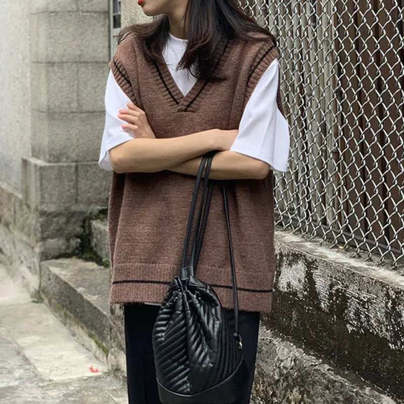 Stijlvolle Oversize Vest voor Dames - Ruime Pasvorm en Modebewust