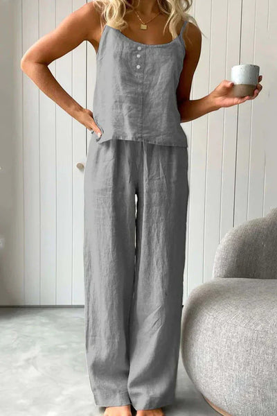 Rebecca - Set effen katoenen panty's met bandjes
