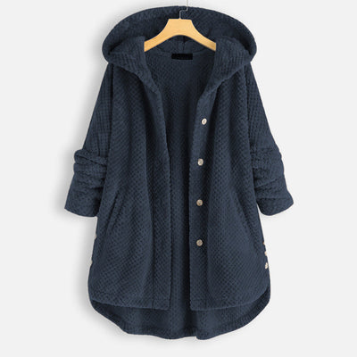 Winter damesjas met capuchon en stijlvol ontwerp