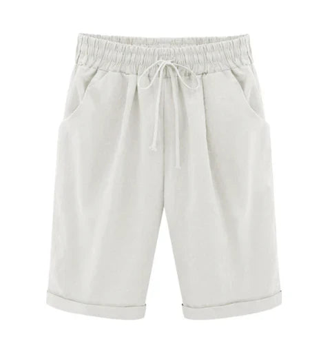Selena - Effen gekleurde losse shorts